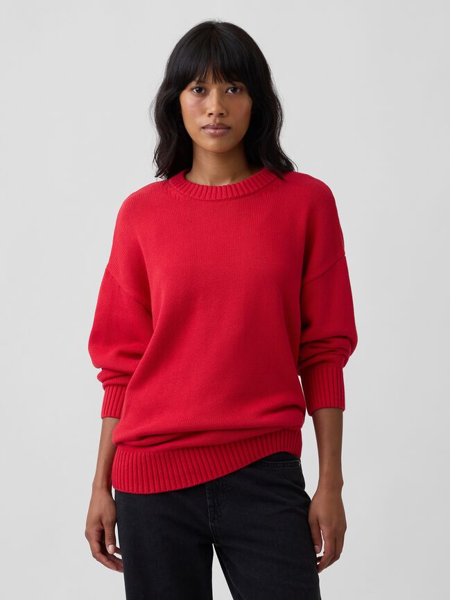 Oversized Crewneck Sweater gap oversized crewneck sweater
