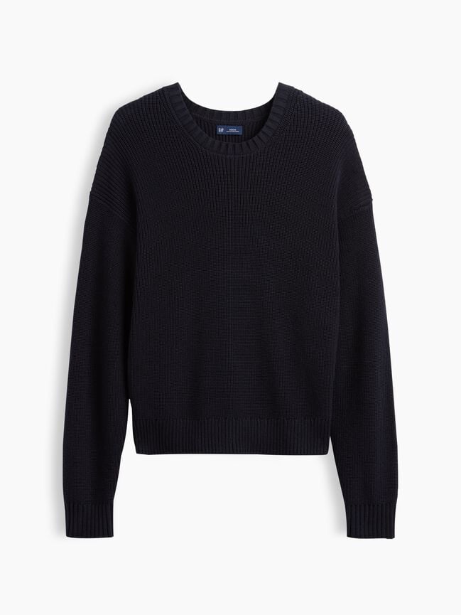 Relaxed Shaker Sweater gap relaxed shaker sweater