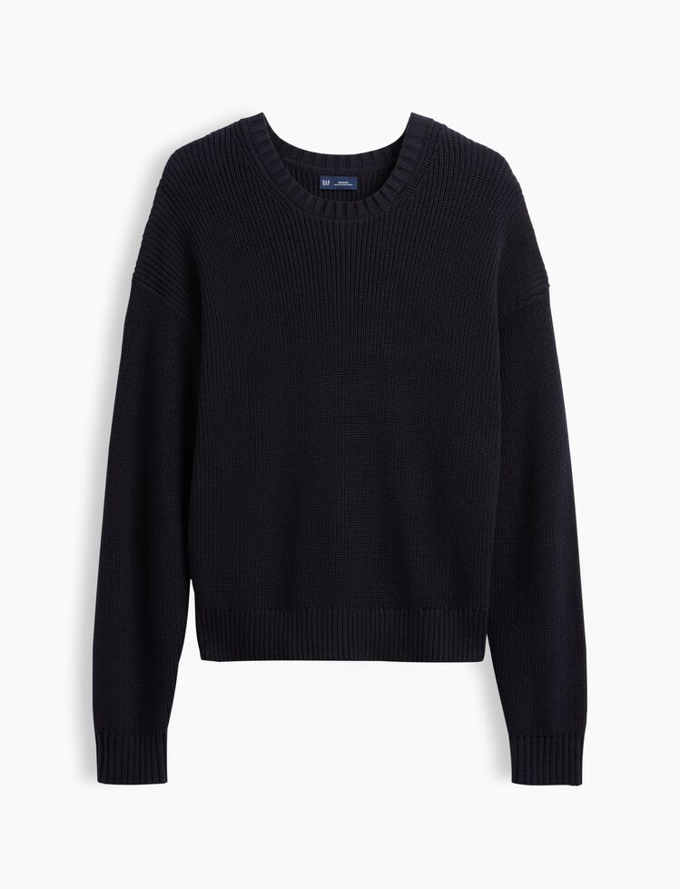Relaxed Shaker Sweater gap relaxed shaker sweater