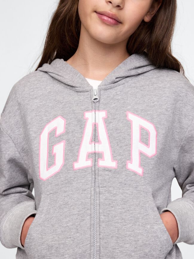 Kids Relaxed Gap Logo Zip Hoodie kids relaxed gap logo zip hoodie