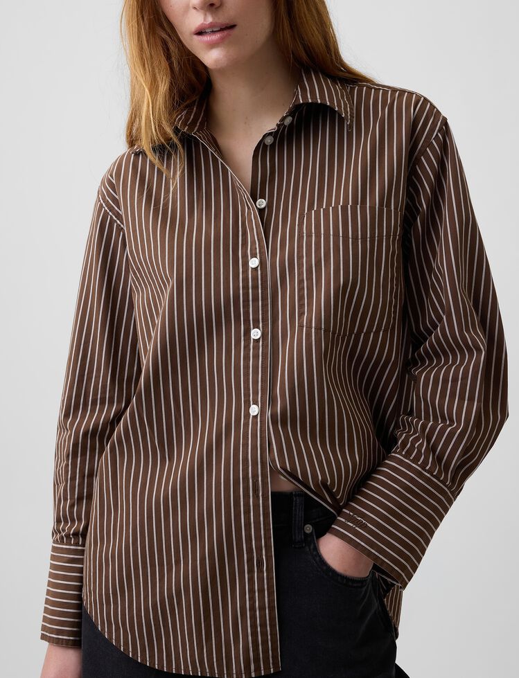 Poplin Big Shirt gap poplin big shirt