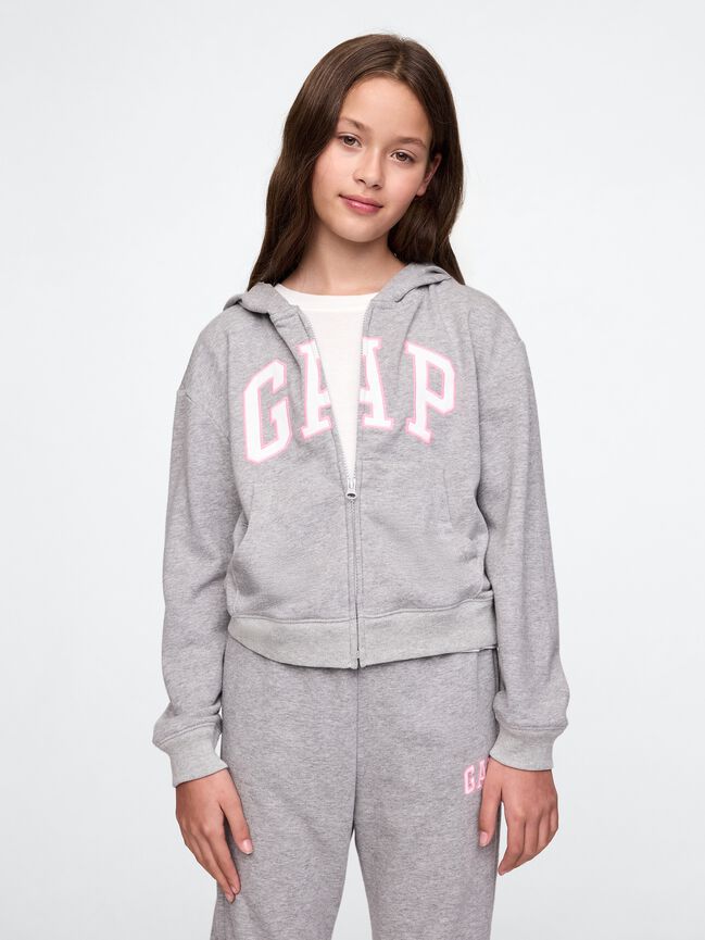 Kids Relaxed Gap Logo Zip Hoodie kids relaxed gap logo zip hoodie