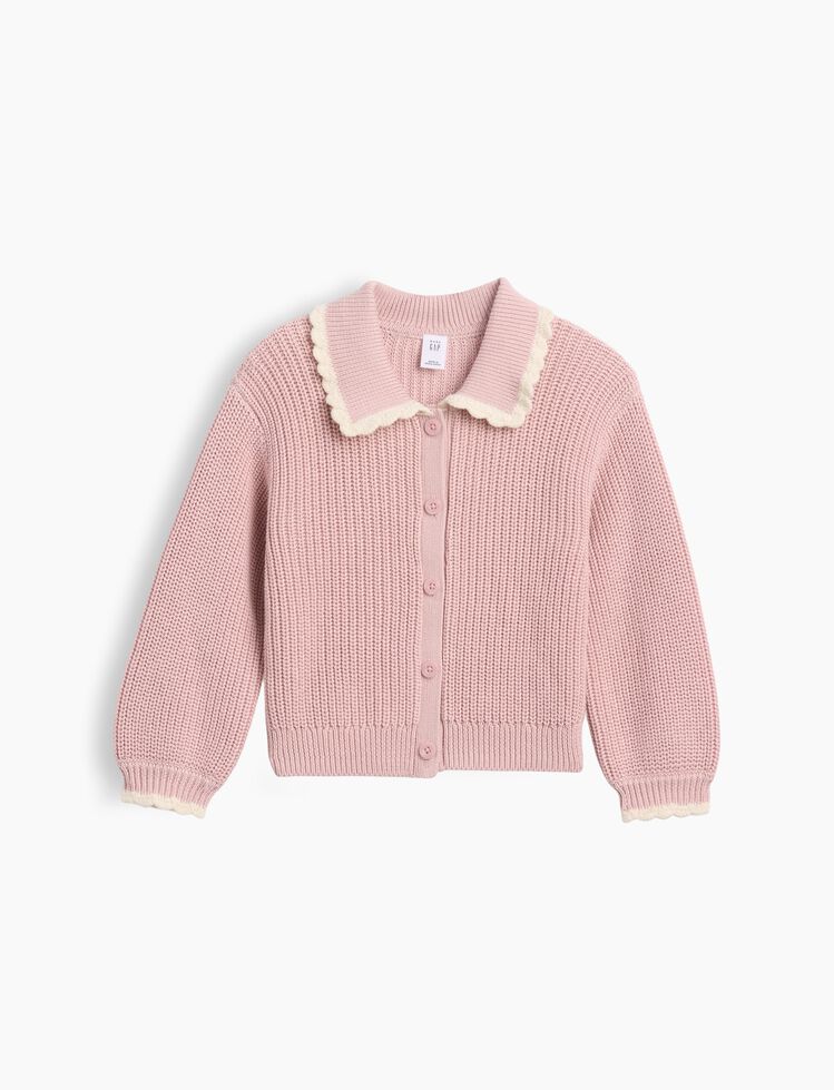 Baby & Toddler Collared Cardigan Sweater gap baby toddler collared cardigan sweater