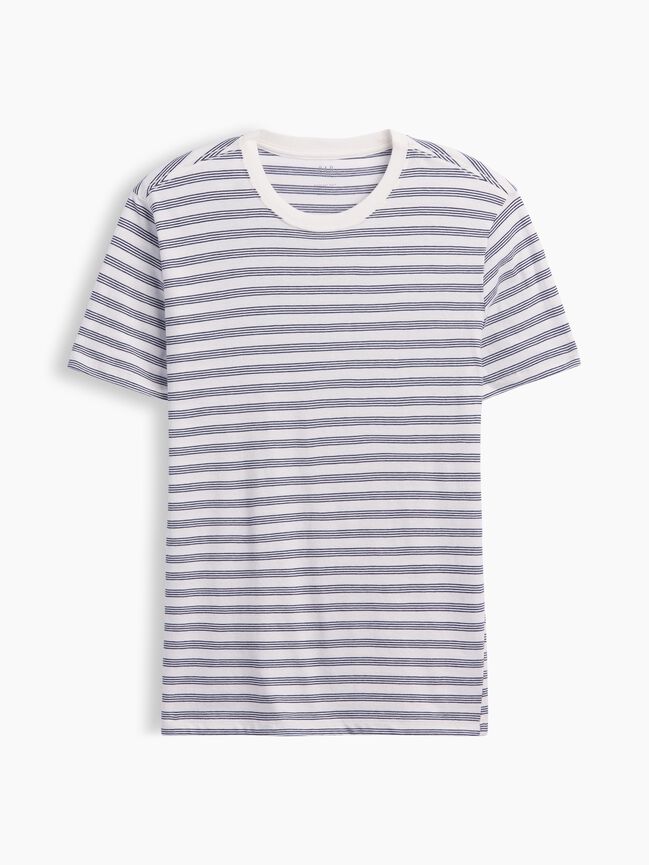 Everyday Soft Stripe Crewneck T-Shirt gap everyday soft stripe crewneck t shirt