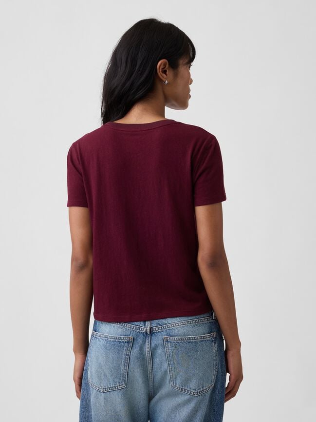 100% Cotton Authentic Shrunken Logo T-Shirt gap 100 cotton authentic shrunken logo t shirt