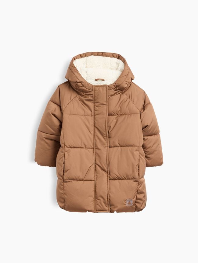 Baby & Toddler Sherpa-Lined Heavyweight Puffer Coat gap baby toddler sherpa lined heavyweight puffer coat