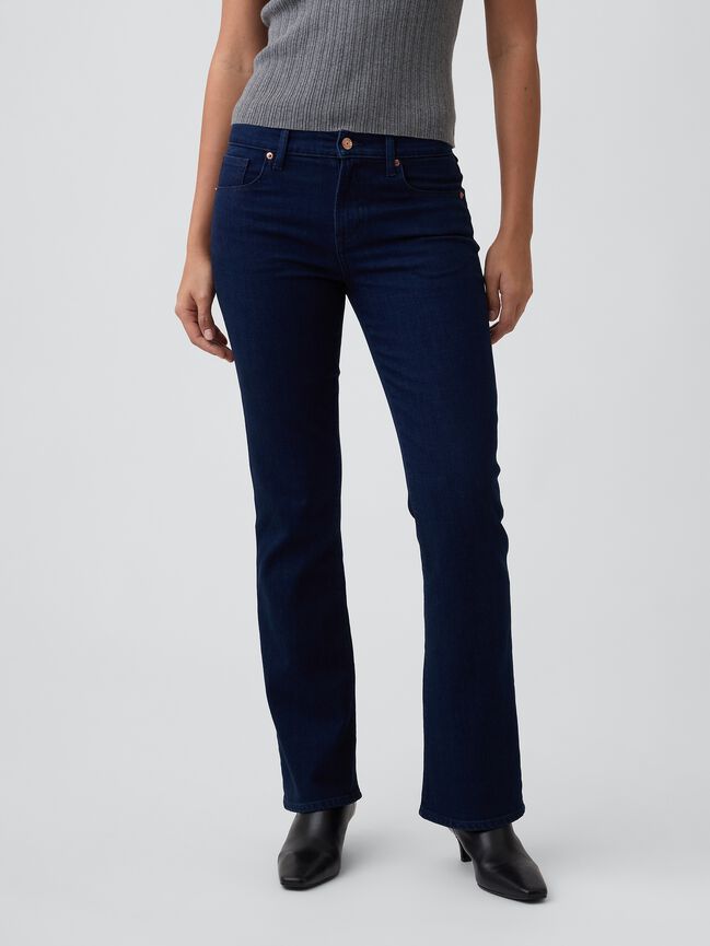 Mid Rise Boot Jeans gap mid rise boot jeans