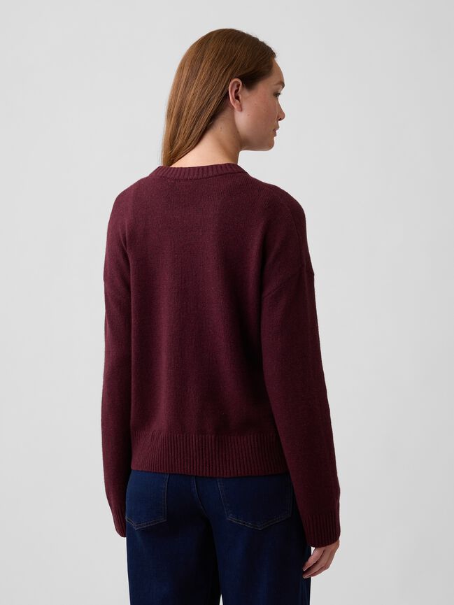 Cashsoft Relaxed Crewneck Sweater gap cashsoft relaxed crewneck sweater
