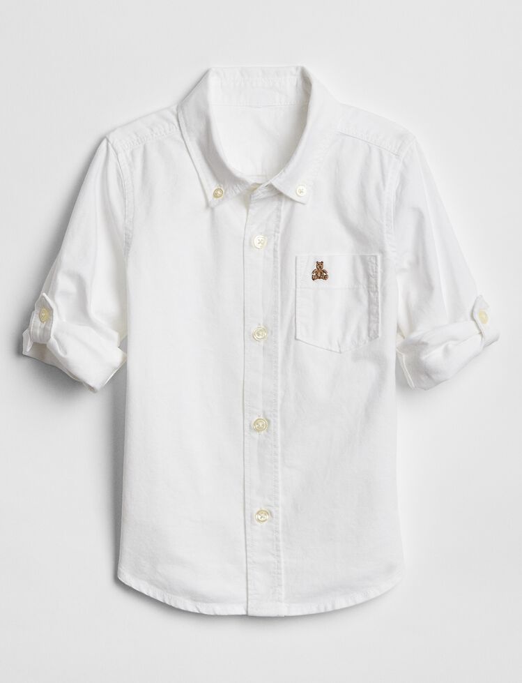 Toddler Oxford Convertible Shirt gap toddler oxford convertible shirt