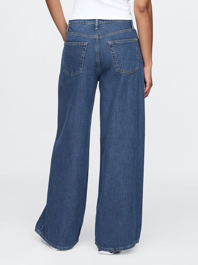 Mid Rise UltraSoft Baggy Jeans gap mid rise ultrasoft baggy jeans