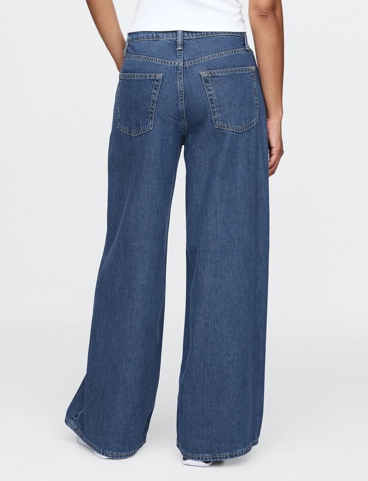 Mid Rise UltraSoft Baggy Jeans gap mid rise ultrasoft baggy jeans