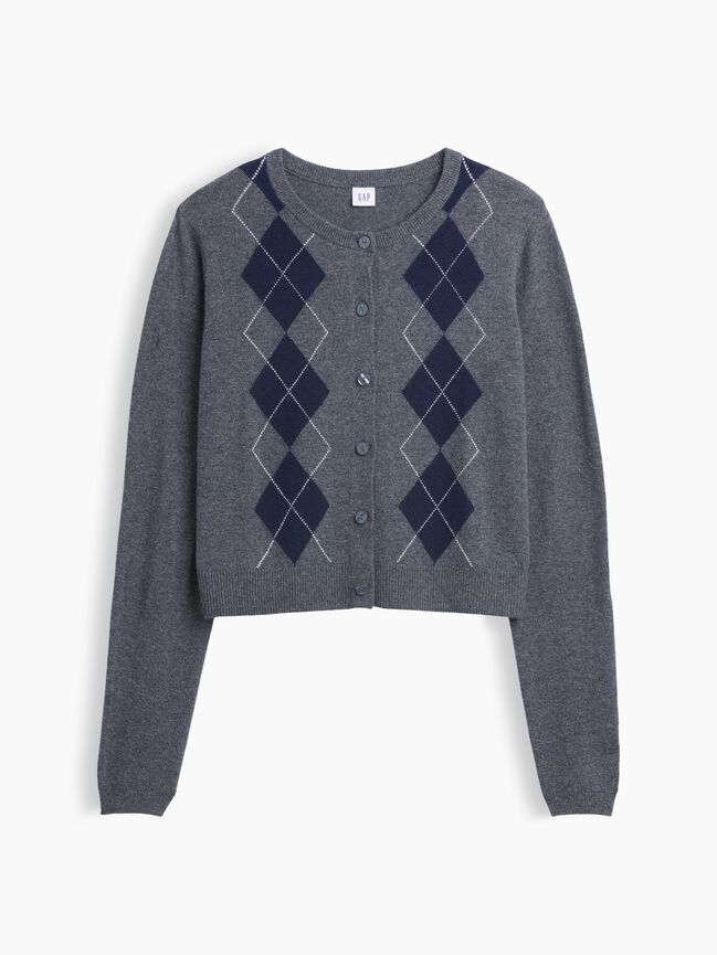 CashSoft Cropped Crewneck Cardigan gap cashsoft cropped crewneck cardigan