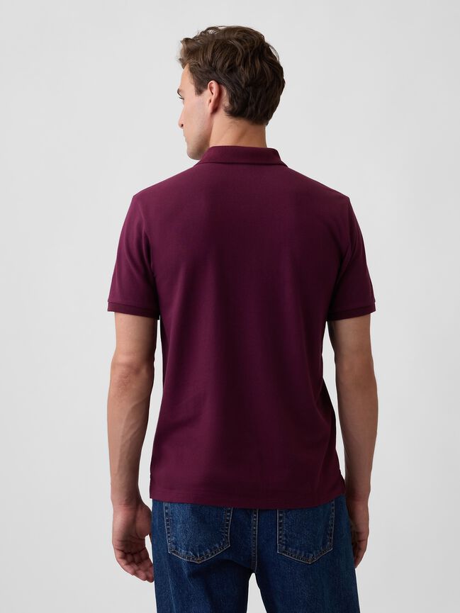 Stretch Pique Polo Shirt gap stretch pique polo shirt