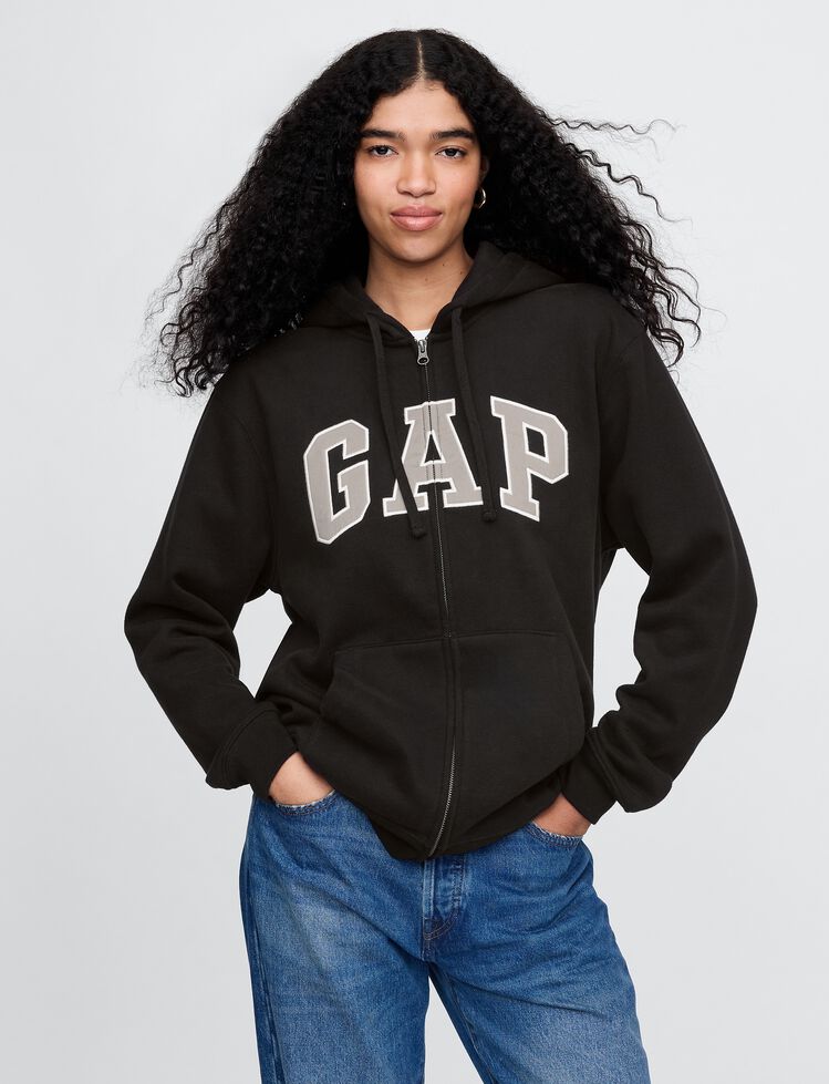 Adult VintageSoft Arch Logo Zip Hoodie gap adult vintagesoft arch logo zip hoodie