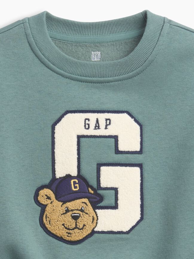 Baby & Toddler VintageSoft Varsity Logo Sweatshirt gap baby toddler vintagesoft varsity logo sweatshirt