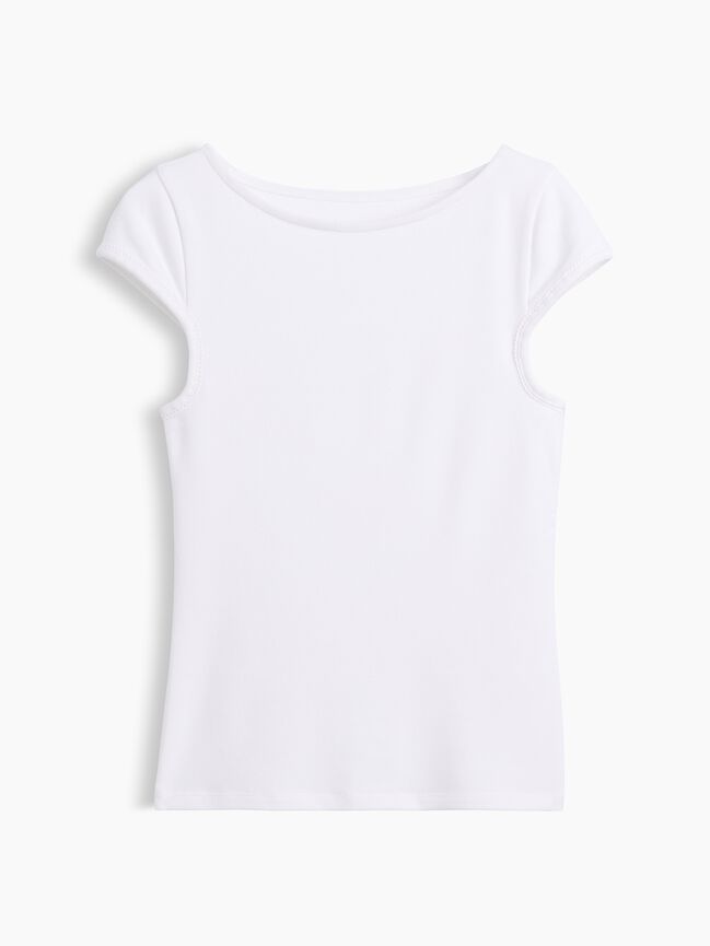 Modern Boatneck T-Shirt gap modern boatneck t shirt