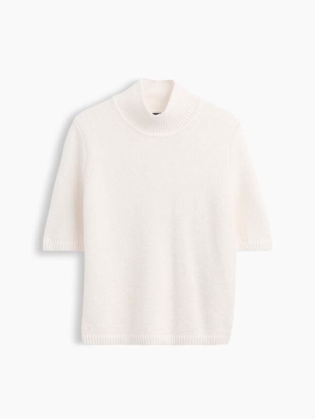 CashSoft Mockneck Elbow-Sleeve Sweater gap cashsoft mockneck elbow sleeve sweater