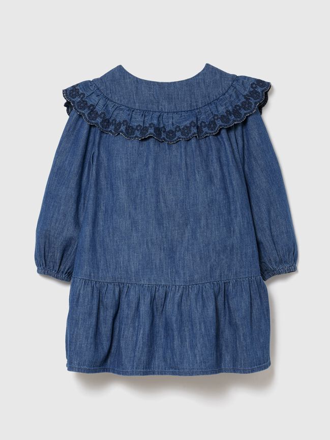 Baby & Toddler Denim Drop-Waist Dress gap baby toddler denim drop waist dress