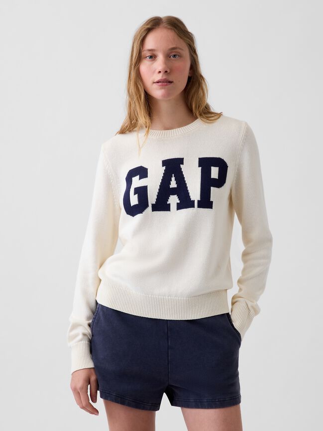 Gap Logo Crewneck Sweater gap logo crewneck sweater