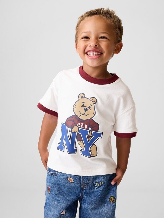 Baby & Toddler Brannan Bear Graphic Logo Ringer T-Shirt gap baby toddler brannan bear graphic logo ringer t shirt