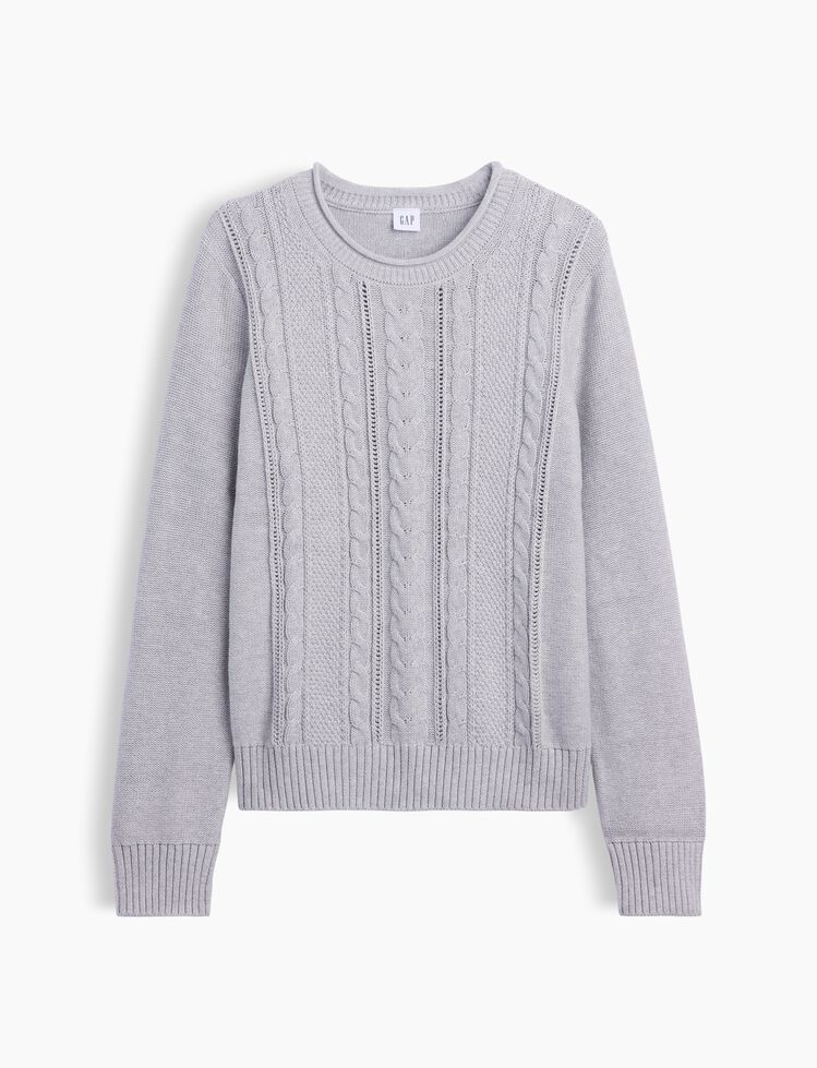 Rollneck Cable-Knit Sweater gap rollneck cable knit sweater