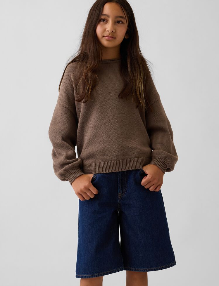 Kids Oversized Rollneck Sweater gap kids oversized rollneck sweater