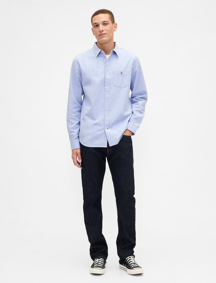 Oxford Shirt in Standard Fit gap oxford shirt in standard fit