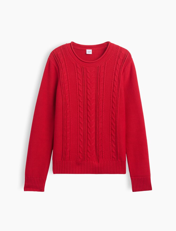 Rollneck Cable-Knit Sweater gap rollneck cable knit sweater