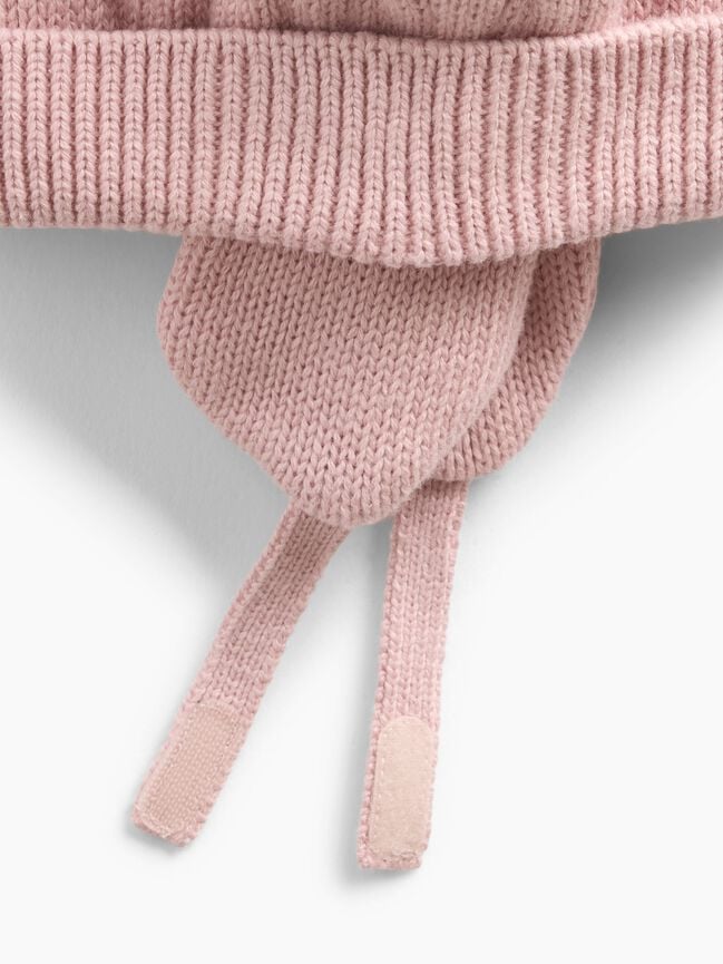 Baby Sherpa-Lined Cable-Knit Bear Beanie gap baby sherpa lined cable knit bear beanie