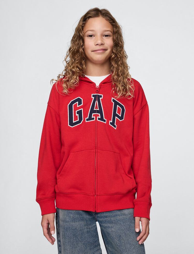 Kids Relaxed Gap Logo Zip Hoodie kids relaxed gap logo zip hoodie
