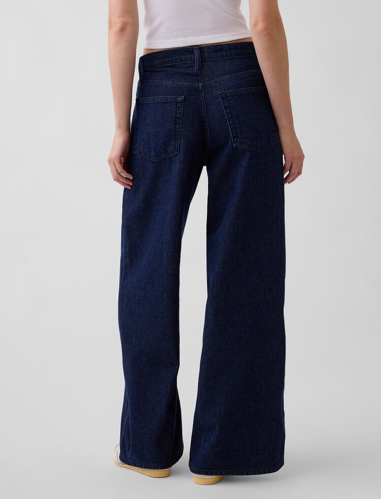 Mid Rise UltraSoft Baggy Jeans gap mid rise ultrasoft baggy jeans