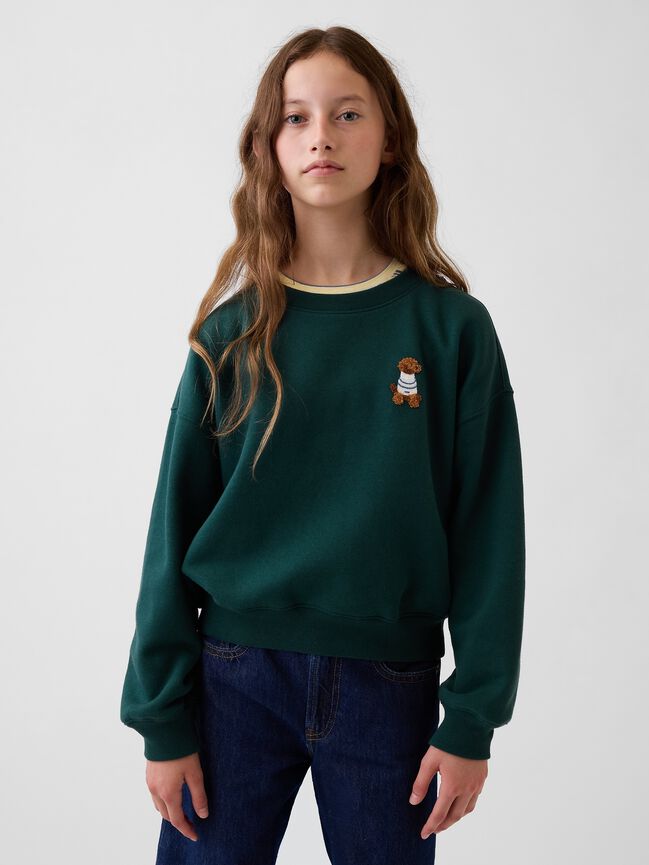 Kids VintageSoft Wedge Sweatshirt gap kids vintagesoft wedge sweatshirt