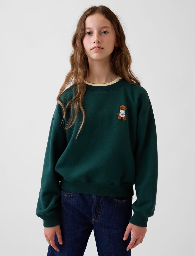 Kids VintageSoft Wedge Sweatshirt gap kids vintagesoft wedge sweatshirt