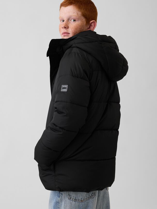 Kids Relaxed Puffer Parka gap kids relaxed puffer parka