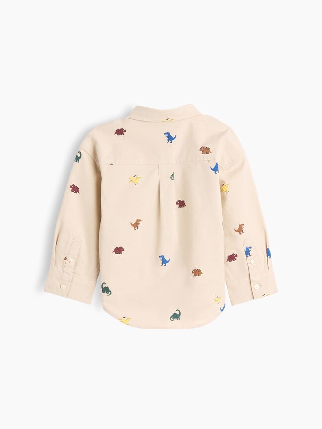 Baby & Toddler Print Oxford Big Shirt gap baby toddler print oxford big shirt