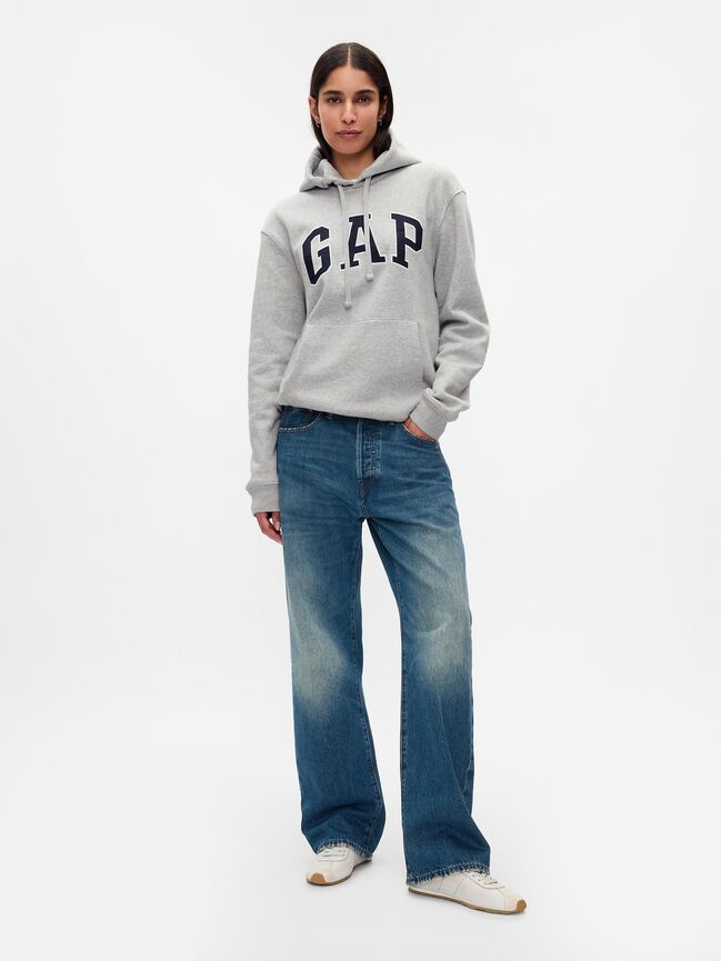 Adult VintageSoft Arch Logo Hoodie gap adult vintagesoft arch logo hoodie