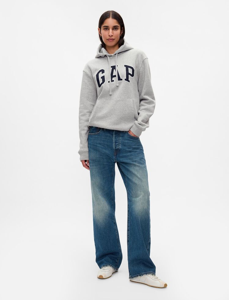 Adult VintageSoft Arch Logo Hoodie gap adult vintagesoft arch logo hoodie