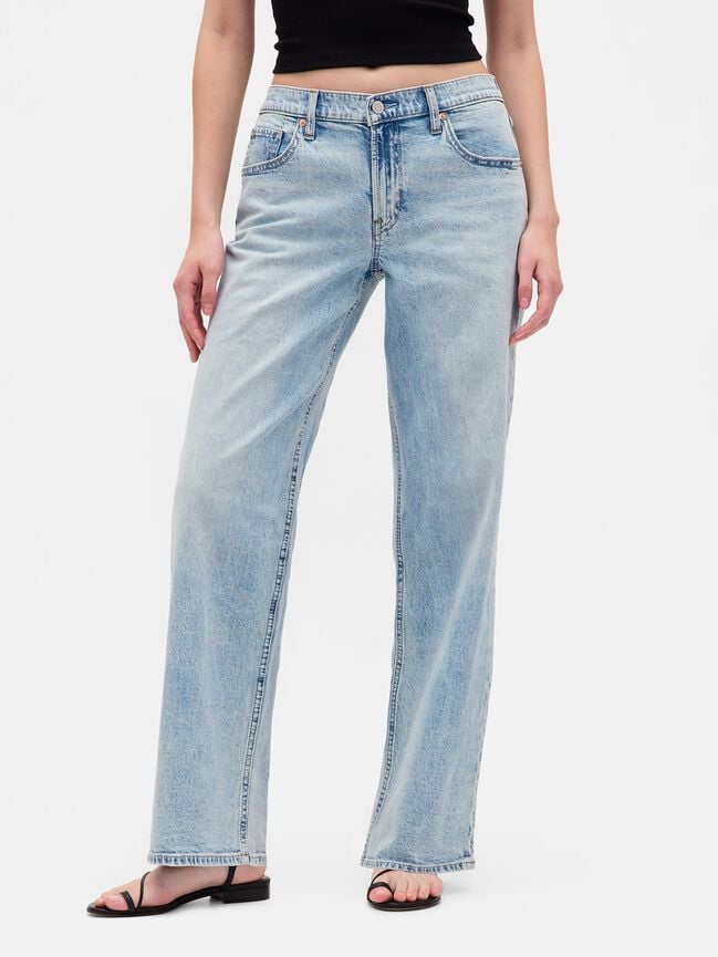 Low Rise '90s Loose Jeans gap low rise 90s loose jeans