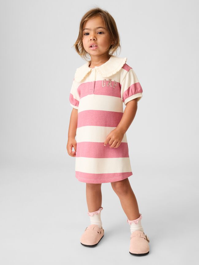 Baby & Toddler French Terry Logo Rugby Dress gap baby toddler french terry logo rugby dress