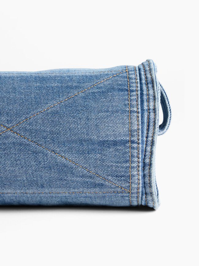 Small Denim Five Pocket Tote gap small denim five pocket tote