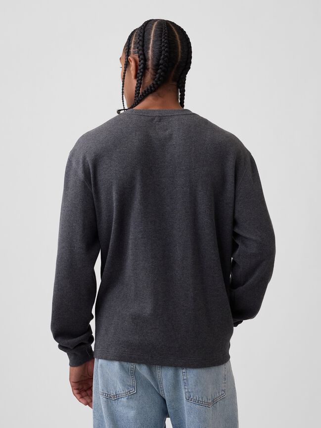 Relaxed Waffle T-Shirt gap relaxed waffle t shirt