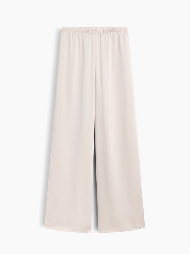 Easy Wide-Leg Satin Pants gap easy wide leg satin pants