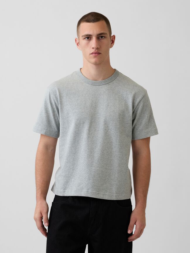 Adult Heavyweight Crop T-Shirt gap adult heavyweight crop t shirt