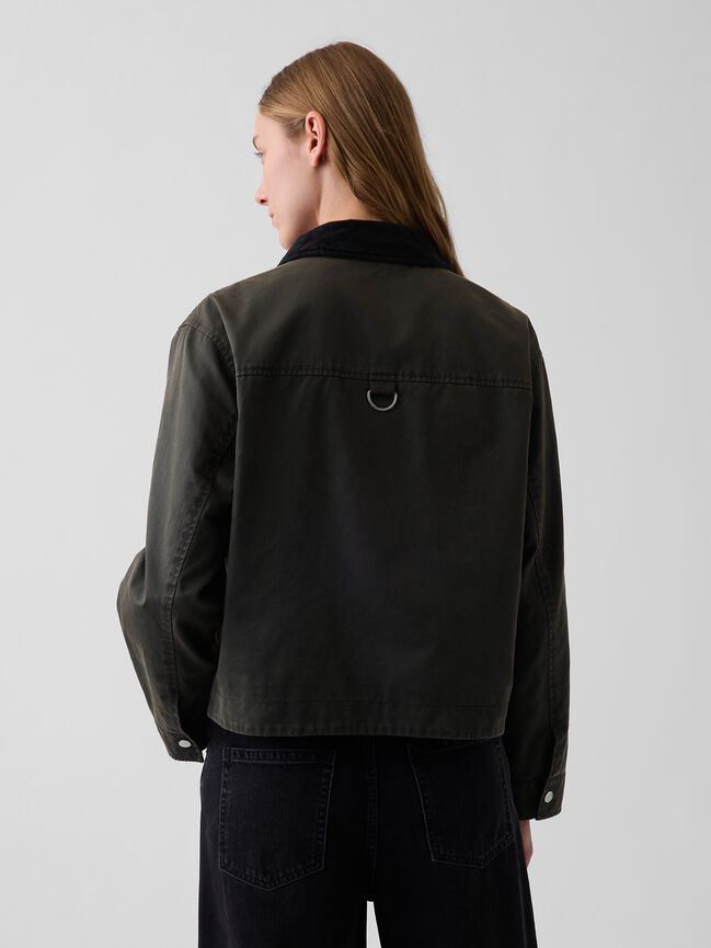 Waxed Canvas Barn Jacket gap waxed canvas barn jacket