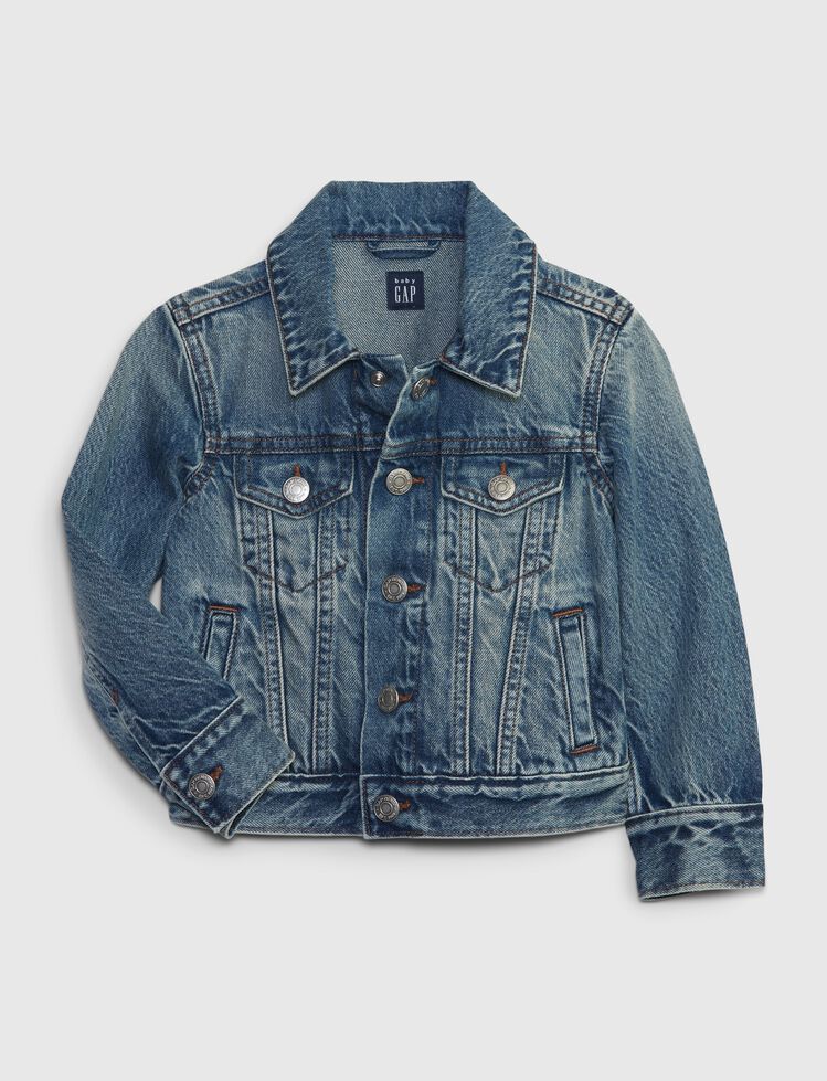 Baby & Toddler Icon Denim Jacket gap baby toddler icon denim jacket