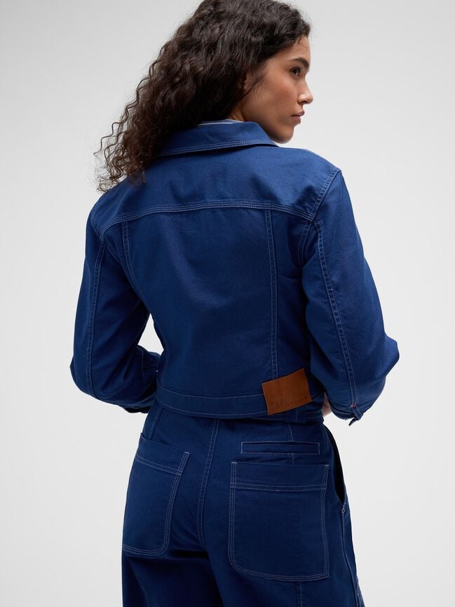 GapStudio Crop Canvas Jacket gapstudio crop canvas jacket