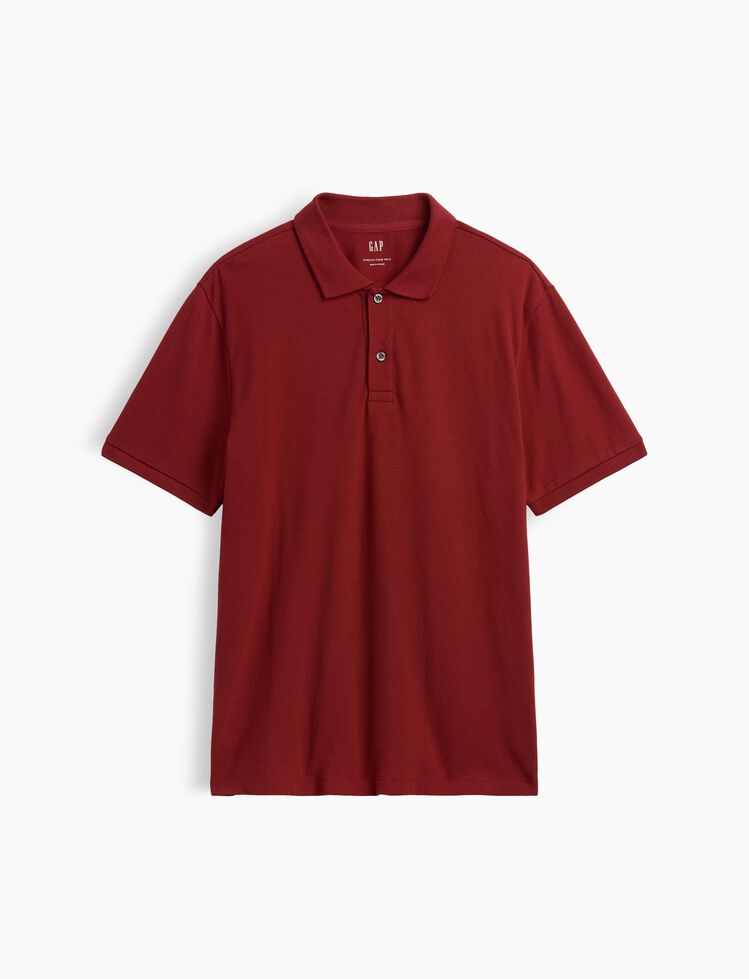 Stretch Pique Polo Shirt gap stretch pique polo shirt