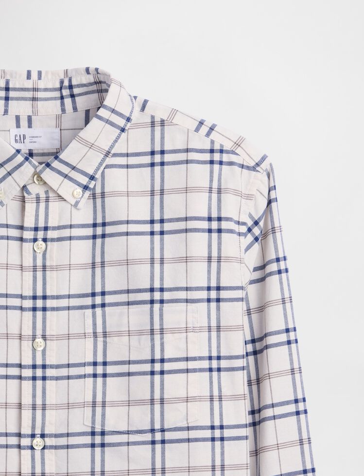 Oxford Shirt in Standard Fit gap oxford shirt in standard fit
