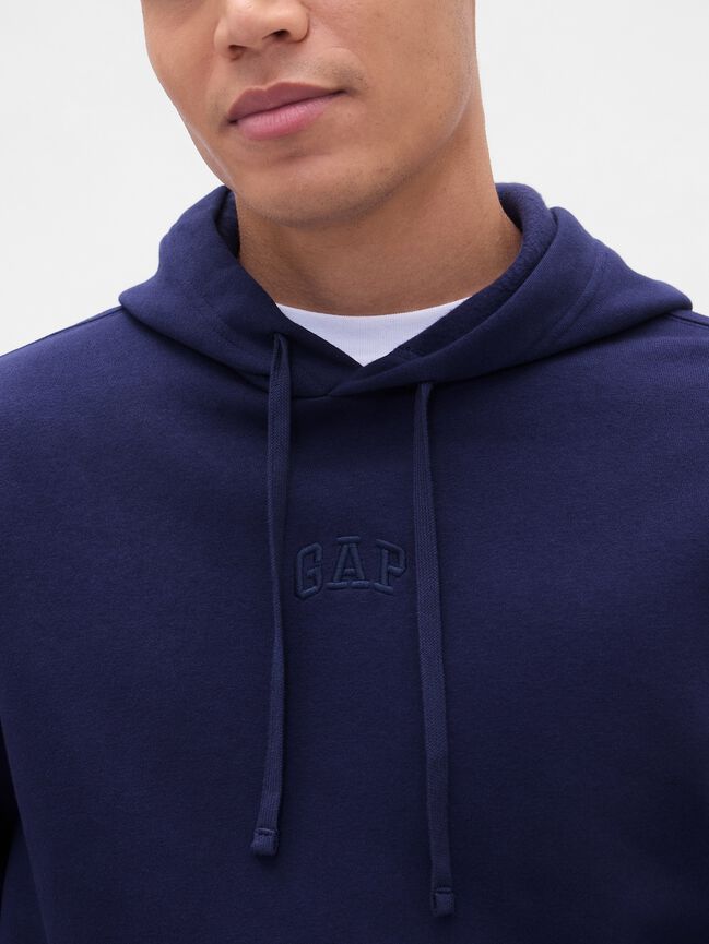 Relaxed Gap Mini-Logo Hoodie relaxed gap mini logo hoodie