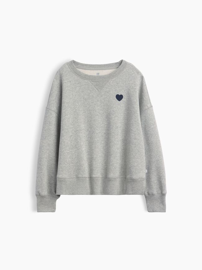Kids VintageSoft Oversized Split-Hem Sweatshirt gap kids vintagesoft oversized split hem sweatshirt
